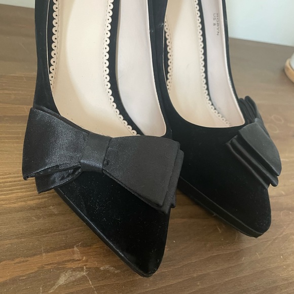 Ribbon black heels - Picture 2 of 8